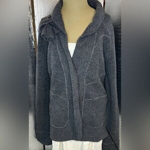Lo Ri Gray Women's Cardigan Sweater